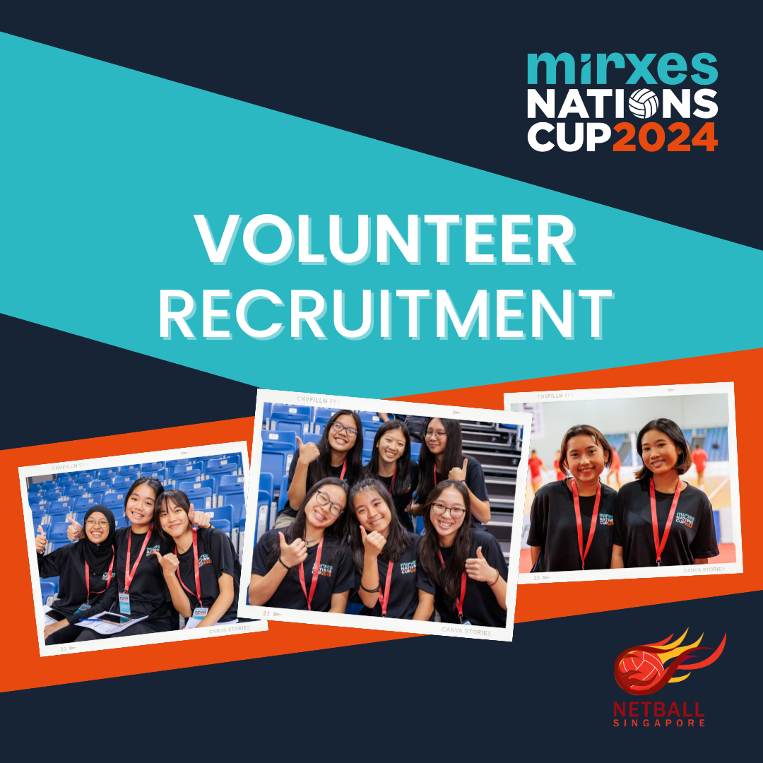 Mirxes Nations Cup 2024 Volunteer Recruitment Netball